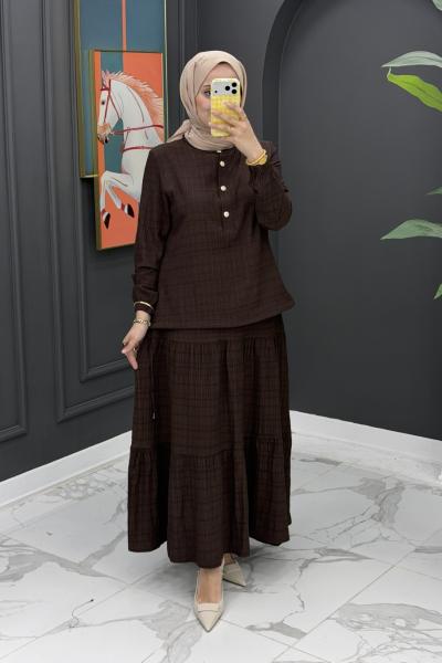 Damla Takım- Kahverengi