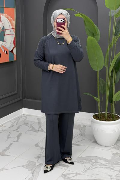 Derin pantolonlu takım