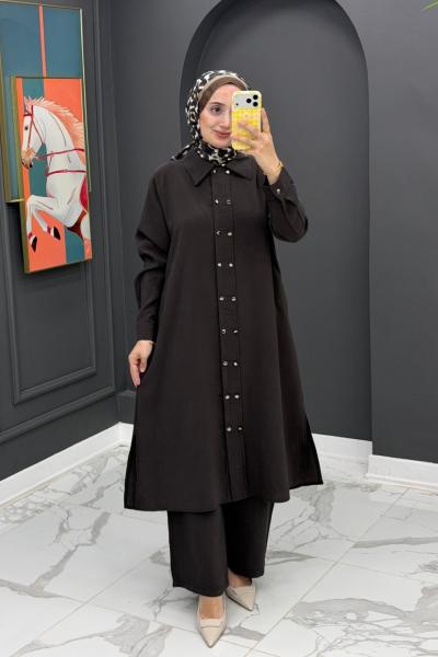 Elif Uzun Takım- Kahverengi