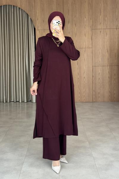 Ezgi Uzun Oysho Takım - bordo
