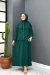 Flora Etekli Takım - Zümrüt