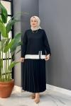Kibar Etekli Takım - Siyah