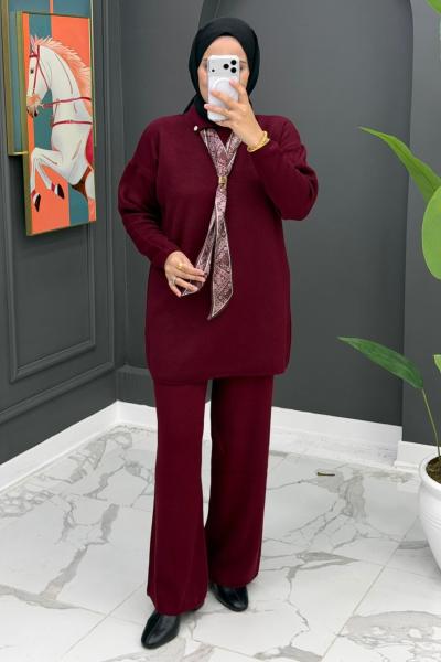 Lady Triko Takım - Bordo