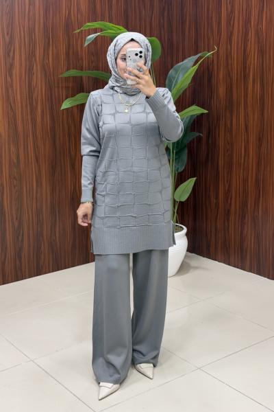 Latife Triko Takım - GRİ