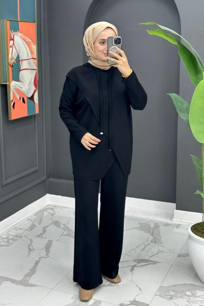 Lazer Kesim Oysho Takım - Siyah