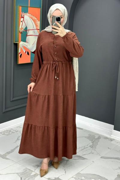 Meral Elbise - Taba