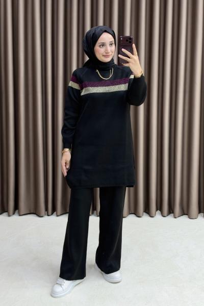 Miray Triko Takım - Siyah