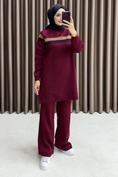 Miray Triko Takım - bordo