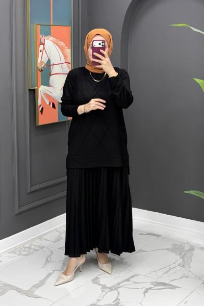 Necla Etekli Takım - Siyah