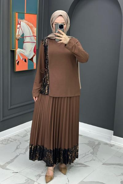 Novan Etekli Takım - Kahve