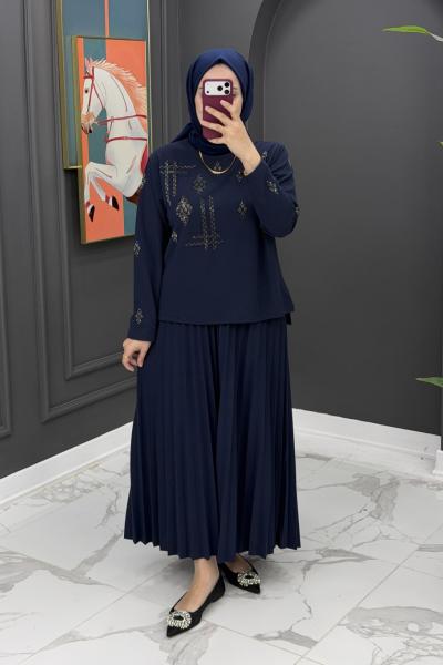 Nurcan Etekli Takım - Lacivert