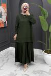 Safinaz Etekli Takım - yeşil