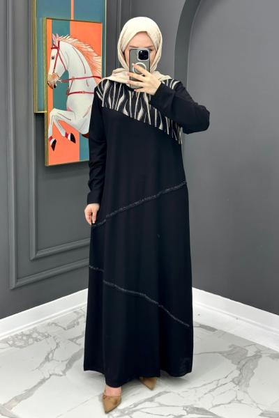 Safiye Elbise - Siyah