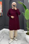 Spor Basic Tunik - Bordo
