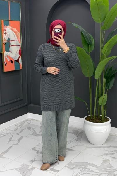 Uygun Triko Kazak - Gri