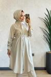 1009-2 Londra Keten Tunik Bej