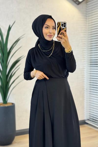1063 Elçin Bluz Siyah
