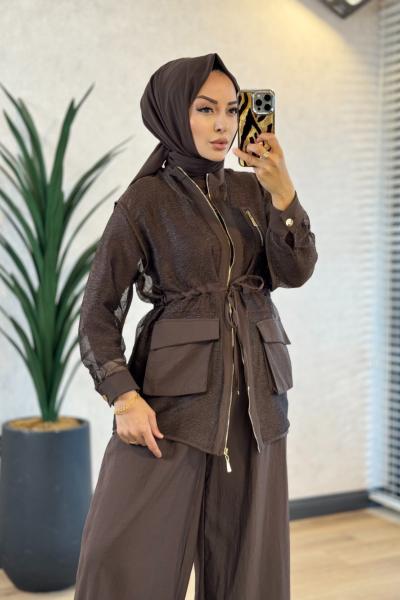 10980 Bihter Takım Kahve