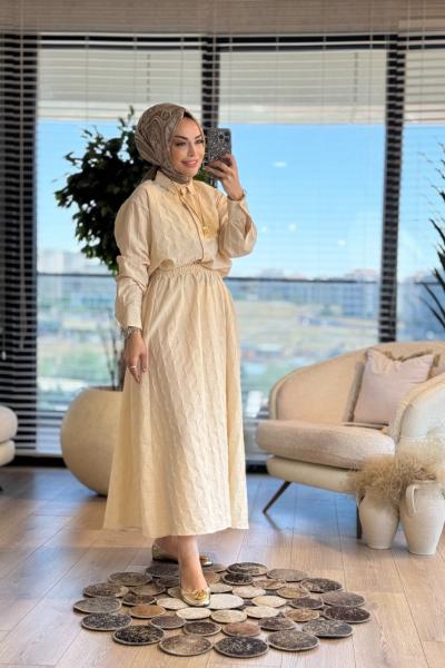 1102 Elisa Takım Bej