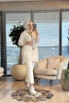 140506 Korsman Flarlı Triko Tunik Ekru