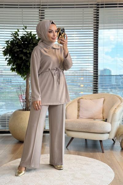 14445 Feride Takım Bej
