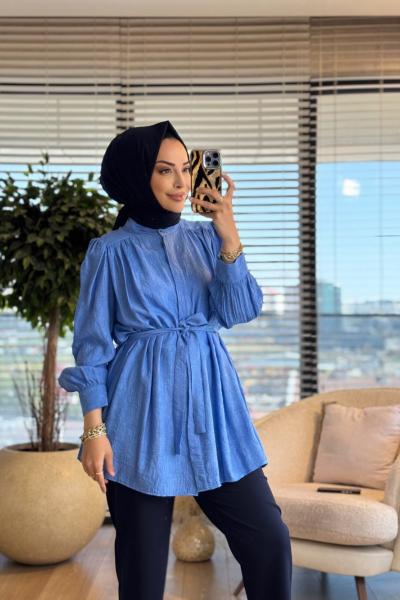 2007 Alin Gömlek Mavi