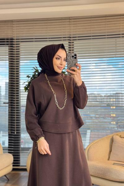 22821 Lilyum Takım Kahve