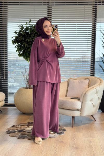 22833-5 Sümbül Takım Mürdüm