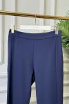 24016 Paçası Fermuarlı Pantolon Lacivert