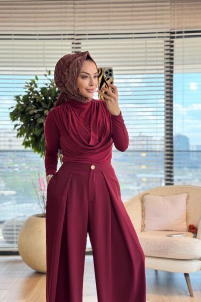 24405 Aura Bluz Bordo