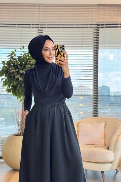 24405 Aura Bluz Lacivert