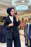 250369-1 Günlük Pantolon Ceket Takım Lacivert
