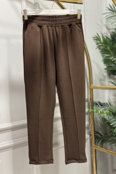 26097 Osyho Önü Dikişli Pantolon Kahve