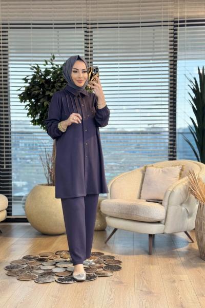 26113 Nervürlü Takım Antrasit