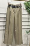 3663 Yüksek Bel Pantolon Haki