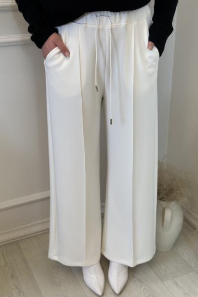 36783 Palazzo Modal Jogger Pantolon Ekru