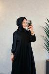 3726 Aybüke Elbise Siyah