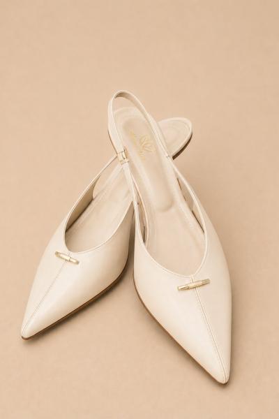 3965 Huk Toka Alçak Zara Stiletto Bej
