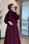 3982 Osyho Etek Bluz Takım Bordo
