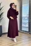 3982 Osyho Etek Bluz Takım Bordo