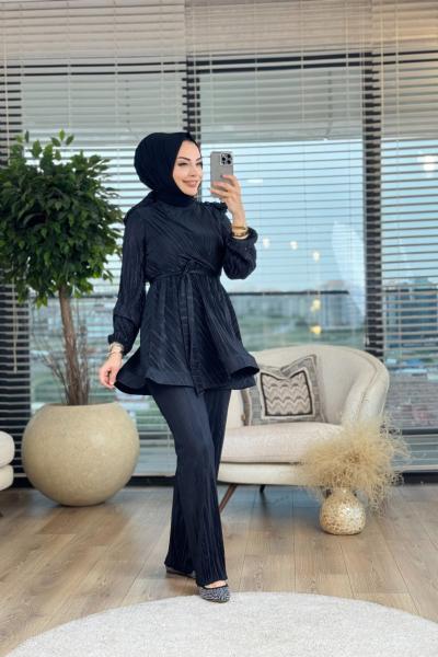 4001 Akordiyon Takım Siyah