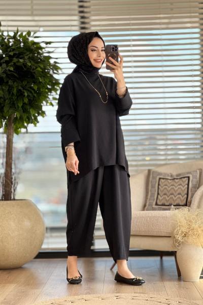 4119 Feriha Takım Siyah