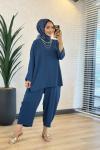 4119 Feriha Takım Koyu Lacivert