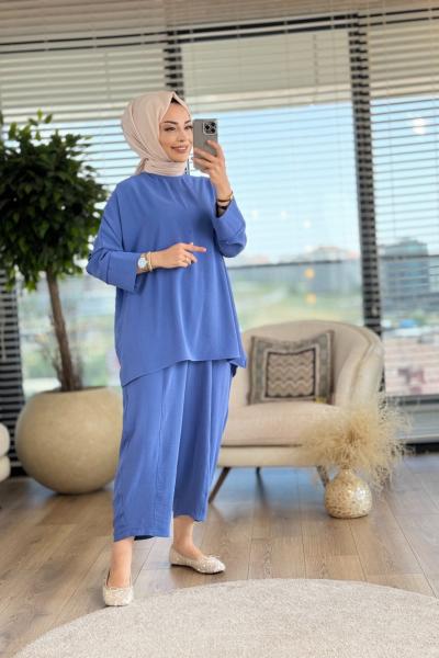 4119 Feriha Takım İndigo