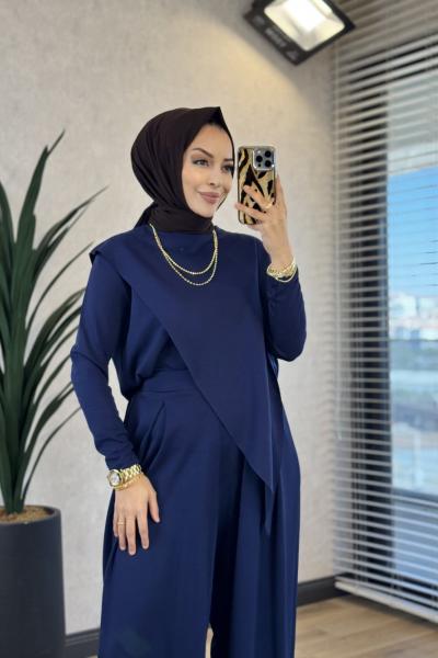 4405 Osyho Elif Asimetrik Takım Lacivert