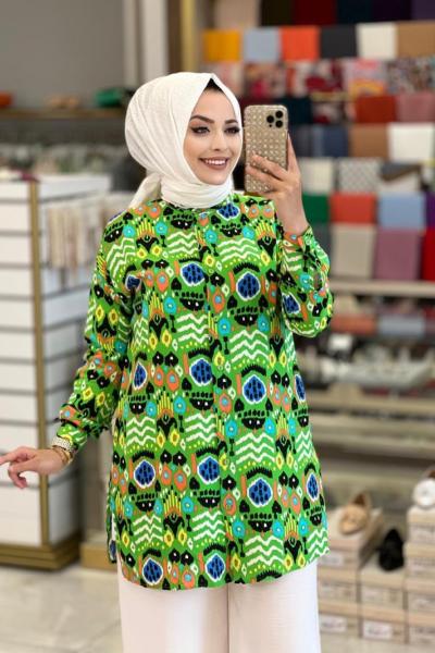 6000 Multi Tunik Yeşil
