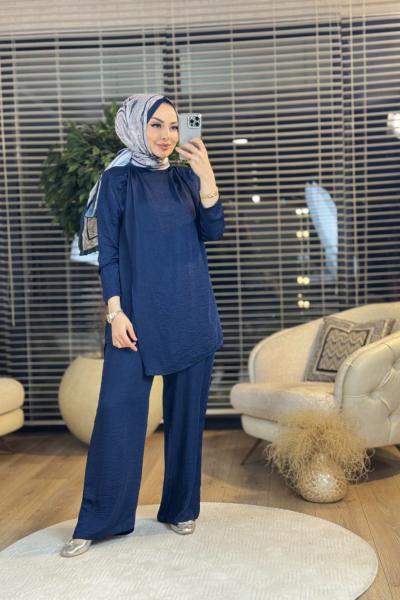 8515 Önü Parçalı Takım Lacivert