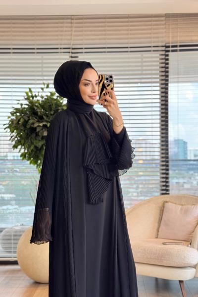 ESS0026 Samira 2li Takım Siyah