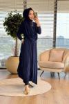 HWN6274 Beyza Şalvarlı Takım Lacivert