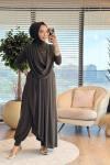 HWN6274 Beyza Şalvarlı Takım Haki